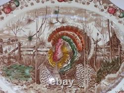 Vintage Johnson Brothers England HIS MAJESTY Large 20 Turkey Platter