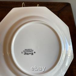 Vintage Johnson Brothers England Heritage White 10Dinner Plates Set Of 8
