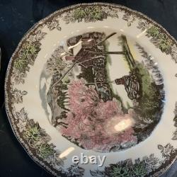 Vintage Johnson Brothers Friendly Village Plate Sets 25 Pieces made in England
