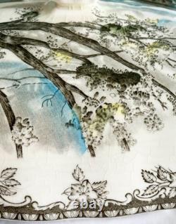 Vintage Johnson Brothers Friendly Village Rectangular Soup Tureen & Lid