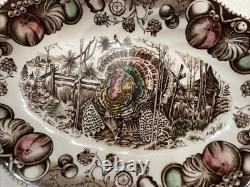 Vintage Johnson Brothers Gravy Underplate/Relish Dish His Majesty Turkey England