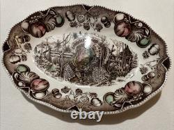 Vintage Johnson Brothers Gravy Underplate/Relish Dish His Majesty Turkey England