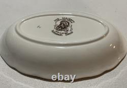 Vintage Johnson Brothers Gravy Underplate/Relish Dish His Majesty Turkey England