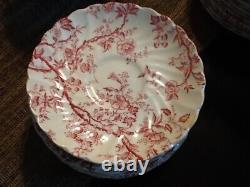 Vintage Johnson Brothers Hamilton Old Bradbury Collection Dinnerware/Pink Floral