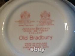 Vintage Johnson Brothers Hamilton Old Bradbury Collection Dinnerware/Pink Floral