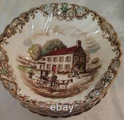 Vintage Johnson Brothers Heritage Hall pattern (6) 5 Piece Settings/4 Serving