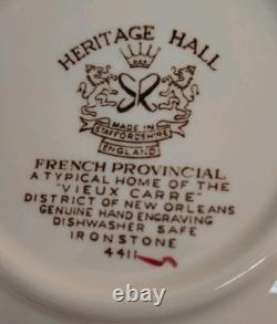 Vintage Johnson Brothers Heritage Hall pattern (6) 5 Piece Settings/4 Serving