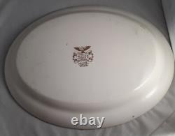 Vintage Johnson Brothers Home for Historic America Thanksgiving 20 Platter GUC