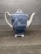 Vintage Johnson Brothers Old Britain Castles Footed Teapot 7.5 Tall 32 Fl Oz