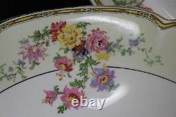 Vintage Johnson Brothers Pareek Jasmine Dinnerware Floral Pattern w Gold Trim