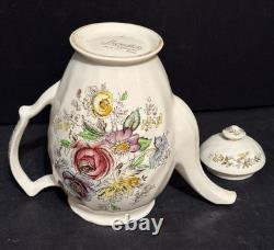 Vintage Johnson Brothers Sheraton Coffee Teapot with Lid Made In England RARE