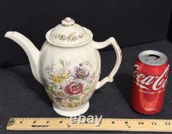 Vintage Johnson Brothers Sheraton Coffee Teapot with Lid Made In England RARE Vintage Johnson Brothers Sheraton Coffee Teapot with Lid Made In England RARE
