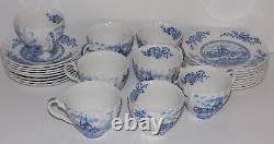 Vintage Johnson Brothers Tulip Time Tea Snack Set for 8