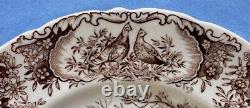 Vintage Johnson Brothers Woodland Wild Turkeys Dinner Plate