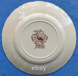 Vintage Johnson Brothers Woodland Wild Turkeys Dinner Plate