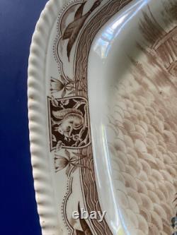 Vintage New UNUSED Johnson Bros Barnyard King Turkey Thanksgiving Platter