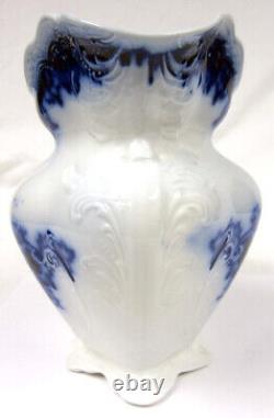 Vintage Rare Blue Danube Johnson Bros ENGLAND Pitcher Vase
