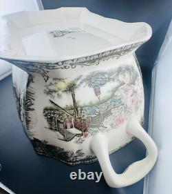 Vintage Rare Johnson Bros The Friendly Village Large Soup Tureen No Lid