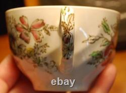 Vintage SHERATON Johnson Bros 10 CUPS/SAUCERS Hand Painted Transferware OLD MRK