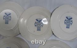 VintageLot of 26- Plates-Johnson Bros. England Blue Historic America- As Is