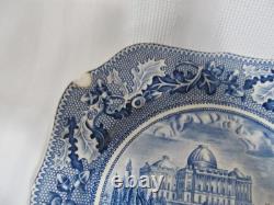 VintageLot of 26- Plates-Johnson Bros. England Blue Historic America- As Is