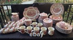 Vitange Colletible Plate Johnson Bros England Old Britain 1792 Bearmery Castle