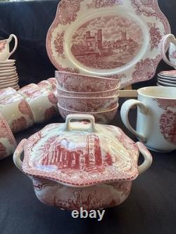 Vitange Colletible Plate Johnson Bros England Old Britain 1792 Bearmery Castle