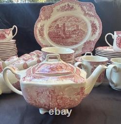 Vitange Colletible Plate Johnson Bros England Old Britain 1792 Bearmery Castle