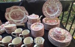 Vitange Colletible Plate Johnson Bros England Old Britain 1792 Bearmery Castle