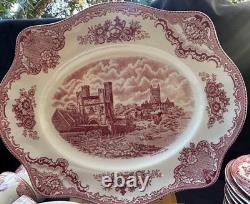 Vitange Colletible Plate Johnson Bros England Old Britain 1792 Bearmery Castle