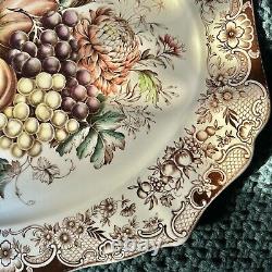 Vtg 1960 Johnson Bros England Windsor Ware Harvest 20 Oval Serving Platter