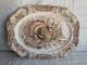 Vtg 20 Johnson Bros Wild Turkeys Native American Serving Platter Windsor Ware