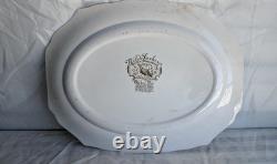Vtg 20 Johnson Bros Wild Turkeys Native American Serving Platter Windsor Ware Vtg 20 Johnson Bros Wild Turkeys Native American Serving Platter Windsor Ware