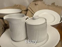 Vtg 45 Pc Johnson Bros Athena Ironstone Service for 8 Dinnerware New Old Stock