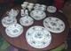Vtg 46 Pc Johnson Brothers Blue Indies Service Set, 8 5 Pc Place Settings