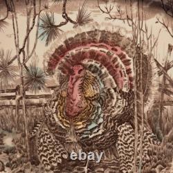 Vtg Johnson Bros England HIS MAJESTY 20 Turkey Platter Original Authentic EVC