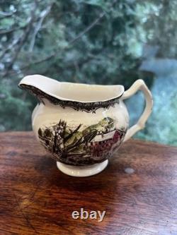 Vtg Johnson Bros Friendly Village Coffee/ Tea Set Made In England See Pictures