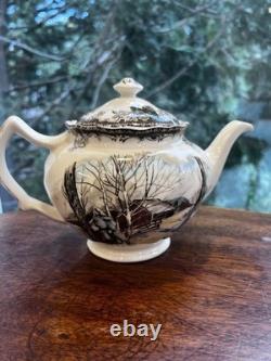 Vtg Johnson Bros Friendly Village Coffee/ Tea Set Made In England See Pictures