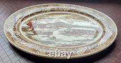Vtg Johnson Bros Historic America Home for Thanksgiving Turkey Platter 20 Wide