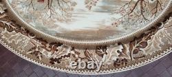 Vtg Johnson Bros Historic America Home for Thanksgiving Turkey Platter 20 Wide