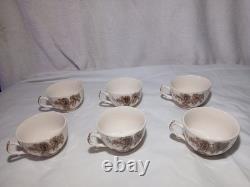 Vtg Johnson Bros THE OLD MILL Ironstone Transferware Dishes Service Set Of 43