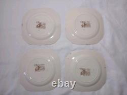 Vtg Johnson Bros THE OLD MILL Ironstone Transferware Dishes Service Set Of 43