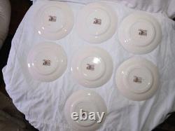 Vtg Johnson Bros THE OLD MILL Ironstone Transferware Dishes Service Set Of 43