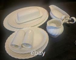 Vtg Johnson Brothers REGENCY Serving Bowl Platter Butter Shaker Gravy Creamer