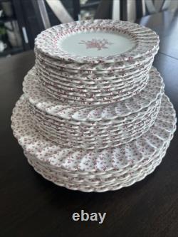 Vtg Johnson Brothers Rose Bouquet Dinner Salad/lunch & Bread Plates Set Of 26