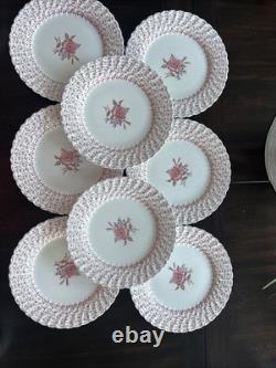 Vtg Johnson Brothers Rose Bouquet Dinner Salad/lunch & Bread Plates Set Of 26