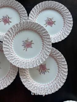 Vtg Johnson Brothers Rose Bouquet Dinner Salad/lunch & Bread Plates Set Of 26