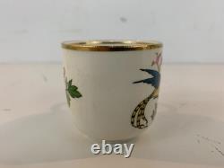Vtg Possibly Ant Johnson Bros. Porcelain Set of 8 Cups & Saucer with Pheasant Dec