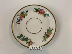 Vtg Possibly Ant Johnson Bros. Porcelain Set of 8 Cups & Saucer with Pheasant Dec