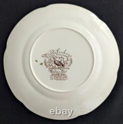 Vtg. RARE (2) Johnson Bros WILD TURKEY Windsor Ware 8 SALAD PLATES NICE Vtg. RARE (2) Johnson Bros WILD TURKEY Windsor Ware 8 SALAD PLATES NICE